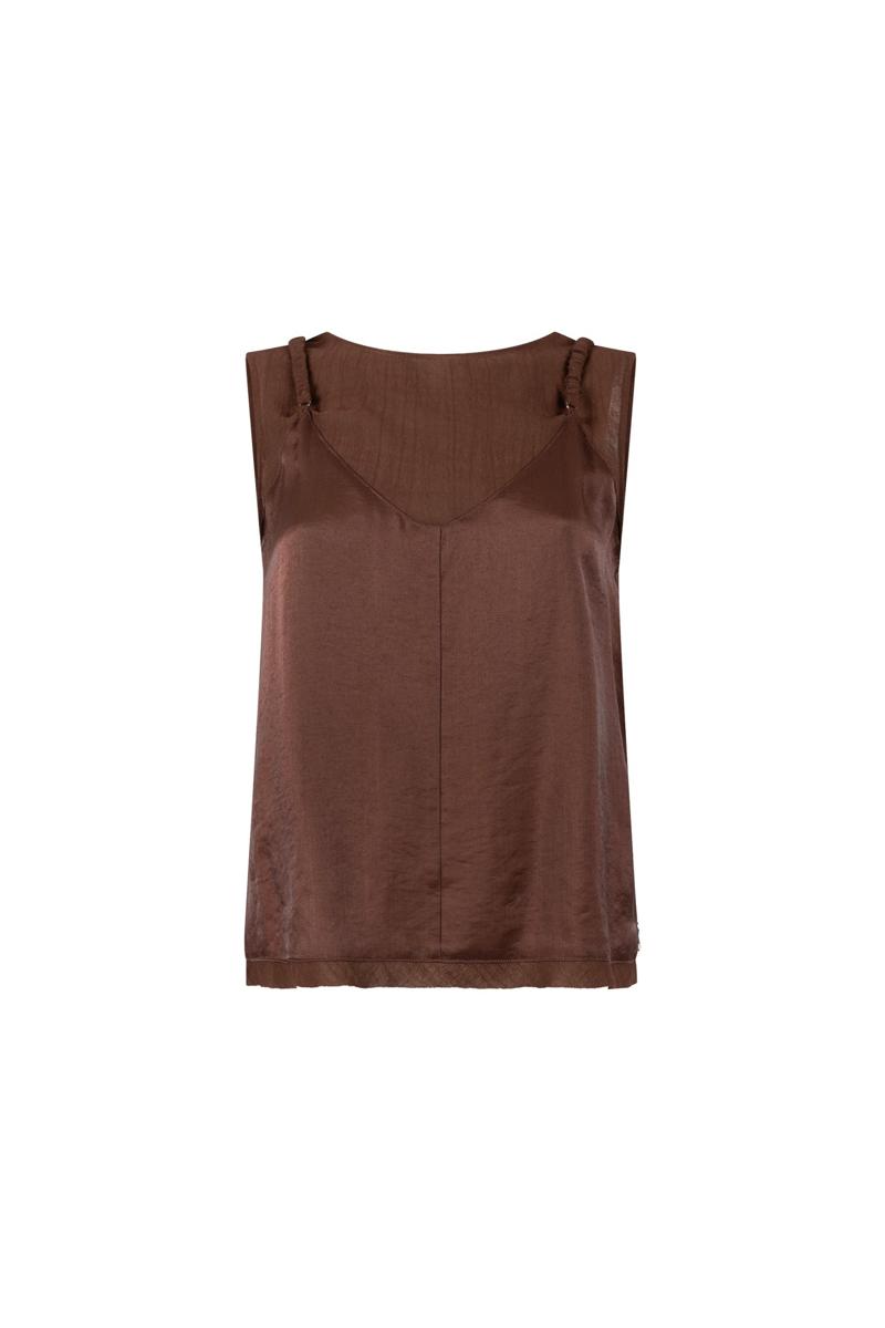 Jansen Amsterdam Top POSSY SS26.4 Bruin 4