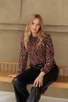 &Co Woman Pantalon PA454 Bruin 6