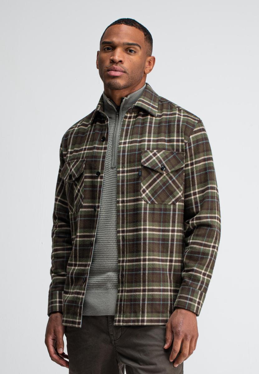 Butcher of Blue Overshirt M2524040 Groen 1