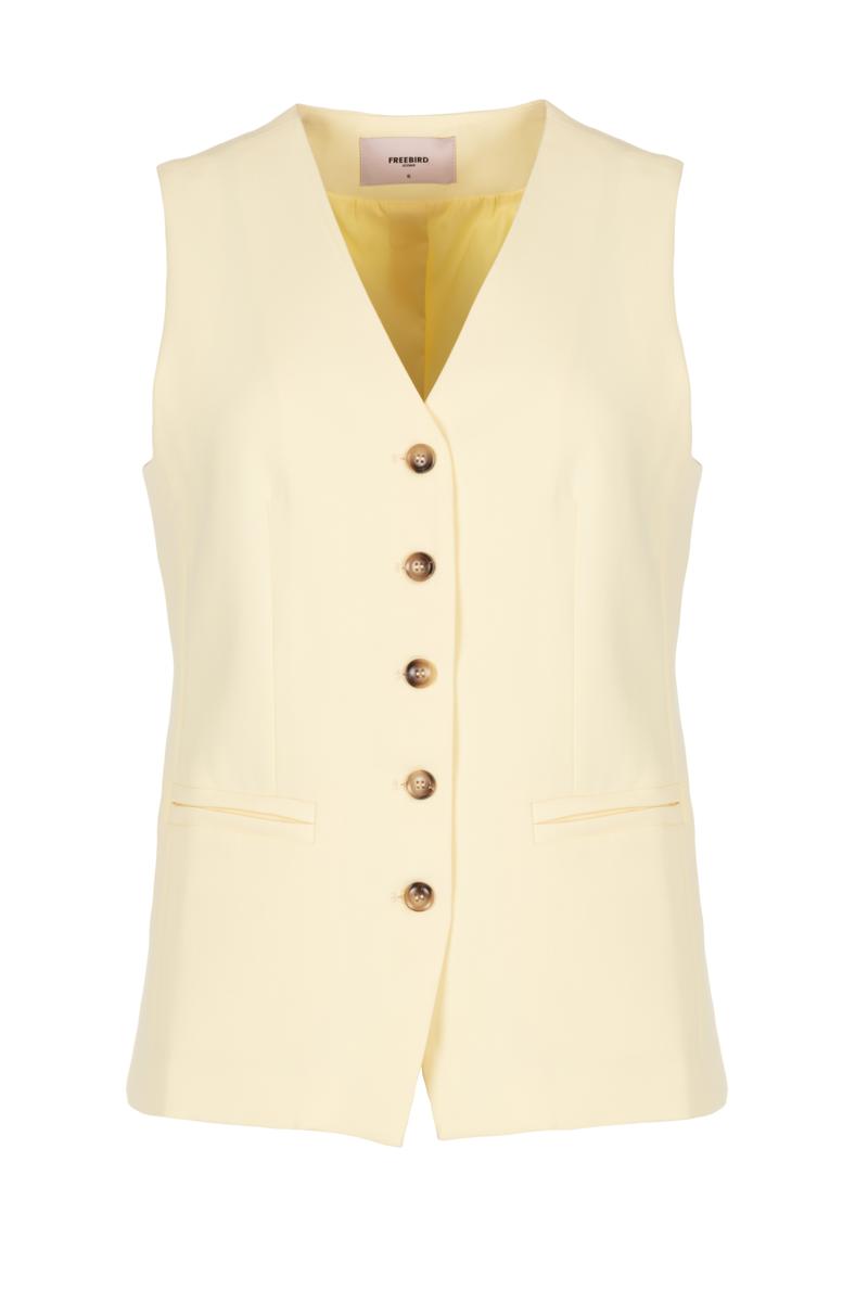 Freebird Gilet Germani Geel  2
