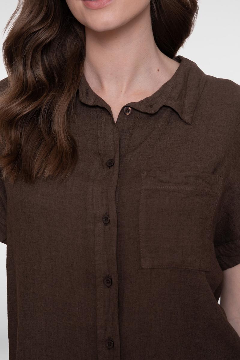 Geisha Blouse 63166-70 Bruin 4