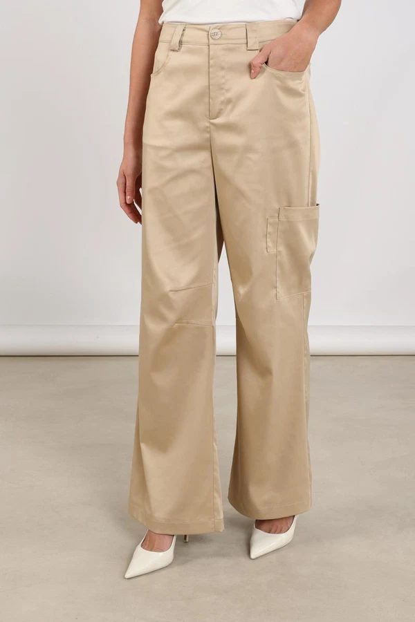 NUKUS Pantalon Lies Bruin 1