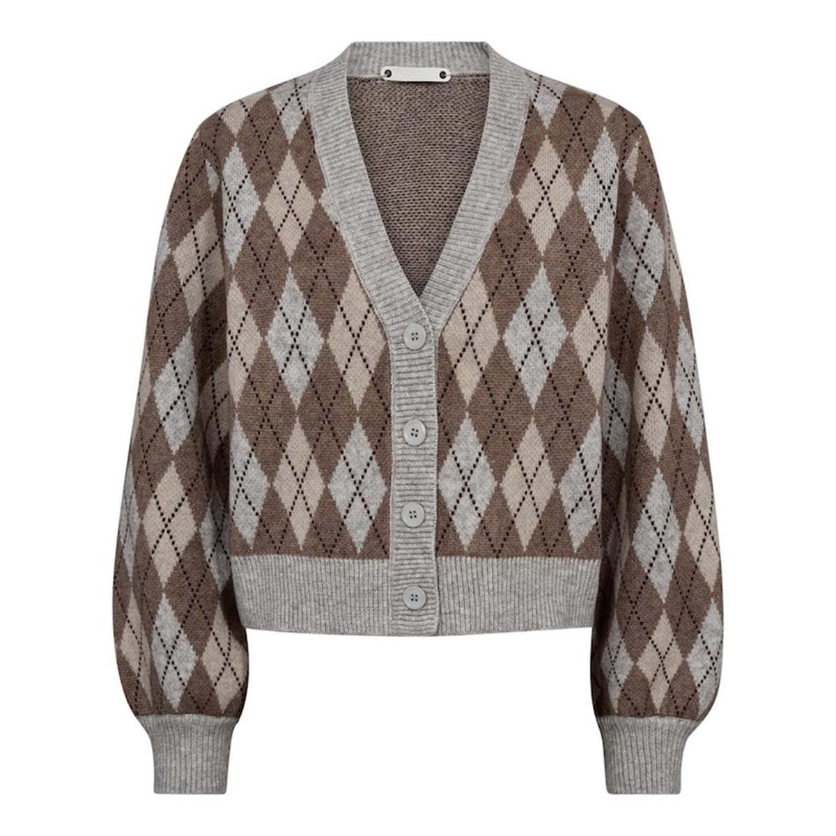 Co'Couture Vest Row Taupe 1