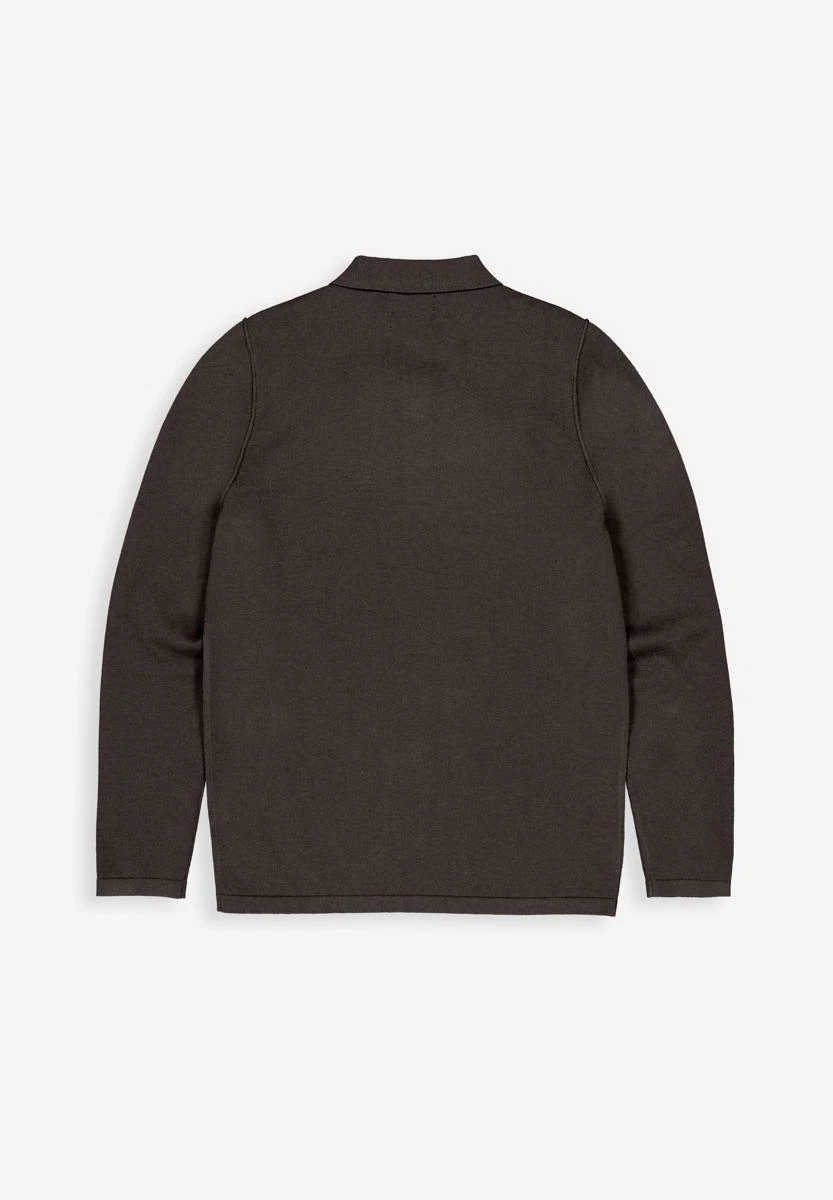 Butcher of Blue Trui Clifden Polo Bruin 4