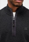 Butcher of Blue Trui Clifden Halfzip Grijs 6