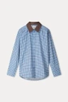 POM Amsterdam Blouse SP9709 Blauw 1