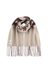 Wood Wood Sjaal Leon Bruin 3