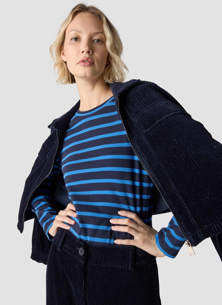 Le Comte T-Shirt 55-631304 Blauw 6