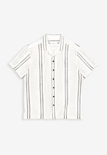 Butcher of Blue Overhemd M2614051 Wit 1