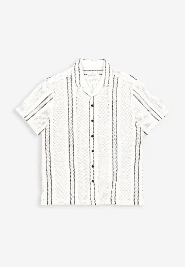 Butcher of Blue Overhemd M2614051 Wit 1