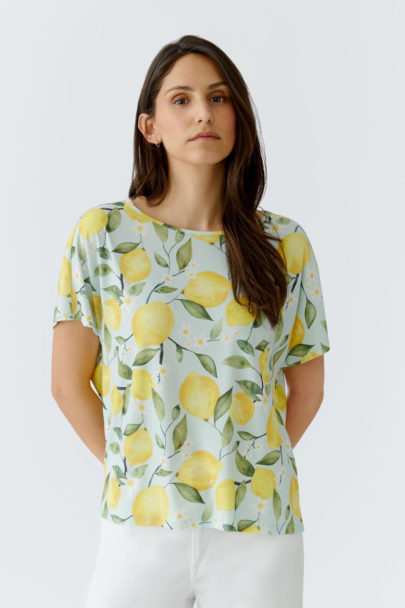 Oui T-Shirt 0097536 Geel  6