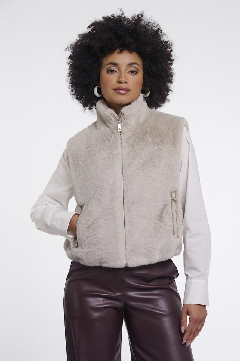 Rino & Pelle Bodywarmer Nikki Beige 1
