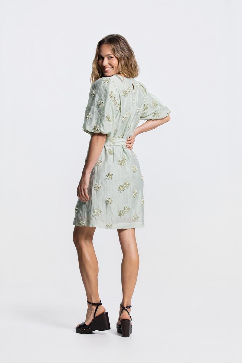 Jansen Amsterdam Jurk Roxy Groen 3