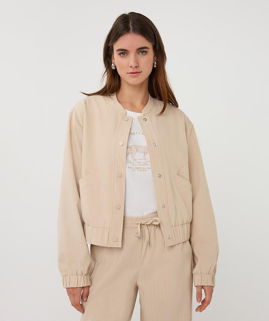EsQualo Blazer SP26.10007 Beige 1