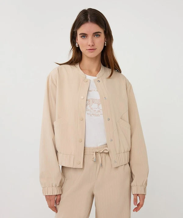 EsQualo Blazer SP26.10007 Beige 1