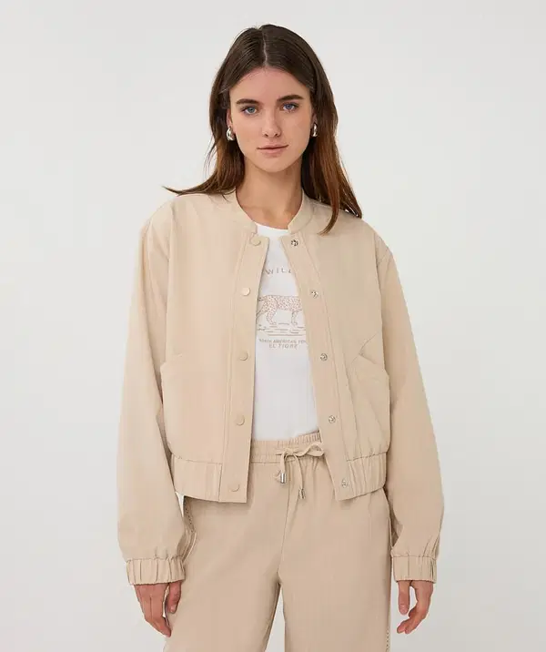 EsQualo Blazer SP26.10007 Beige 1