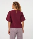 EsQualo Blouse F26.15506 Rood 6