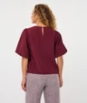 EsQualo Blouse F26.15506 Rood 6