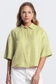 Jansen Amsterdam Blouse Pia Groen 1