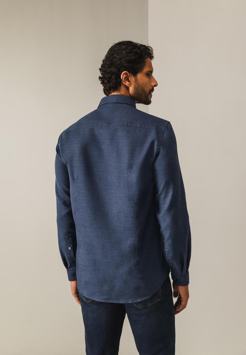 State of Art Overhemd 211-25252 Blauw 3