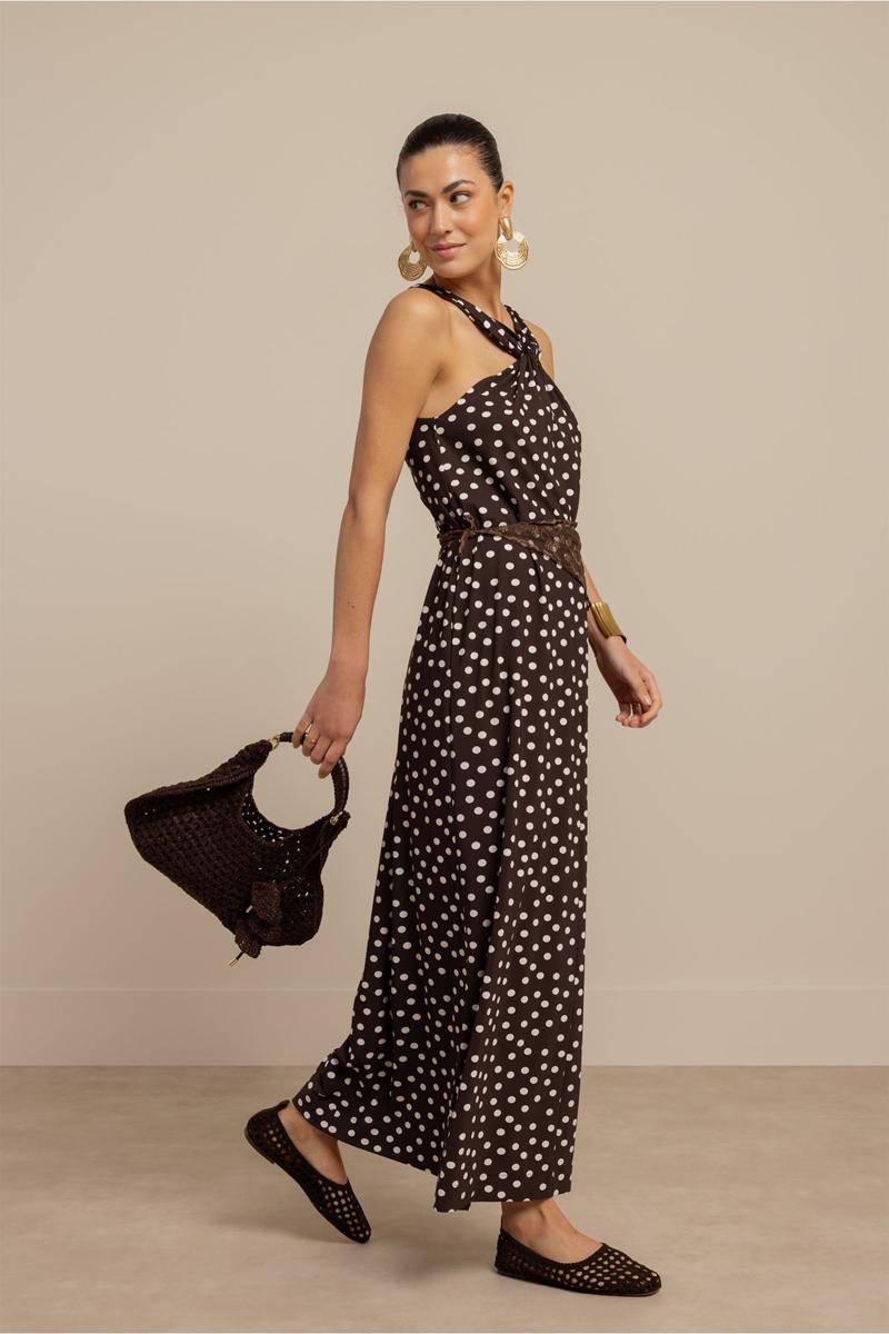 Studio Anneloes Jurk Norah 2way dot dr Bruin 5