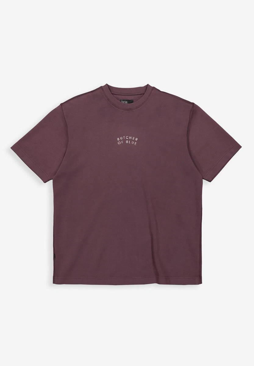Butcher of Blue T-Shirt Mercer Layer Paars 2