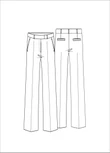 Jansen Amsterdam Pantalon ALICE W26 Bruin 1