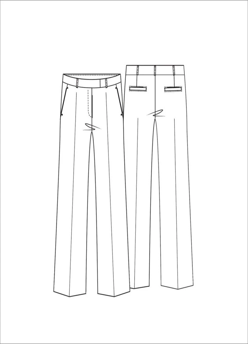 Jansen Amsterdam Pantalon ALICE W26 Bruin 1