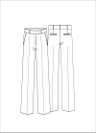 Jansen Amsterdam Pantalon ALICE W26 Bruin 1
