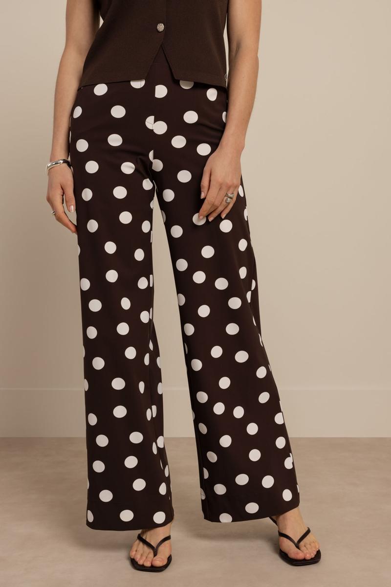 Studio Anneloes Pantalon Lexie dot trouser Bruin 4