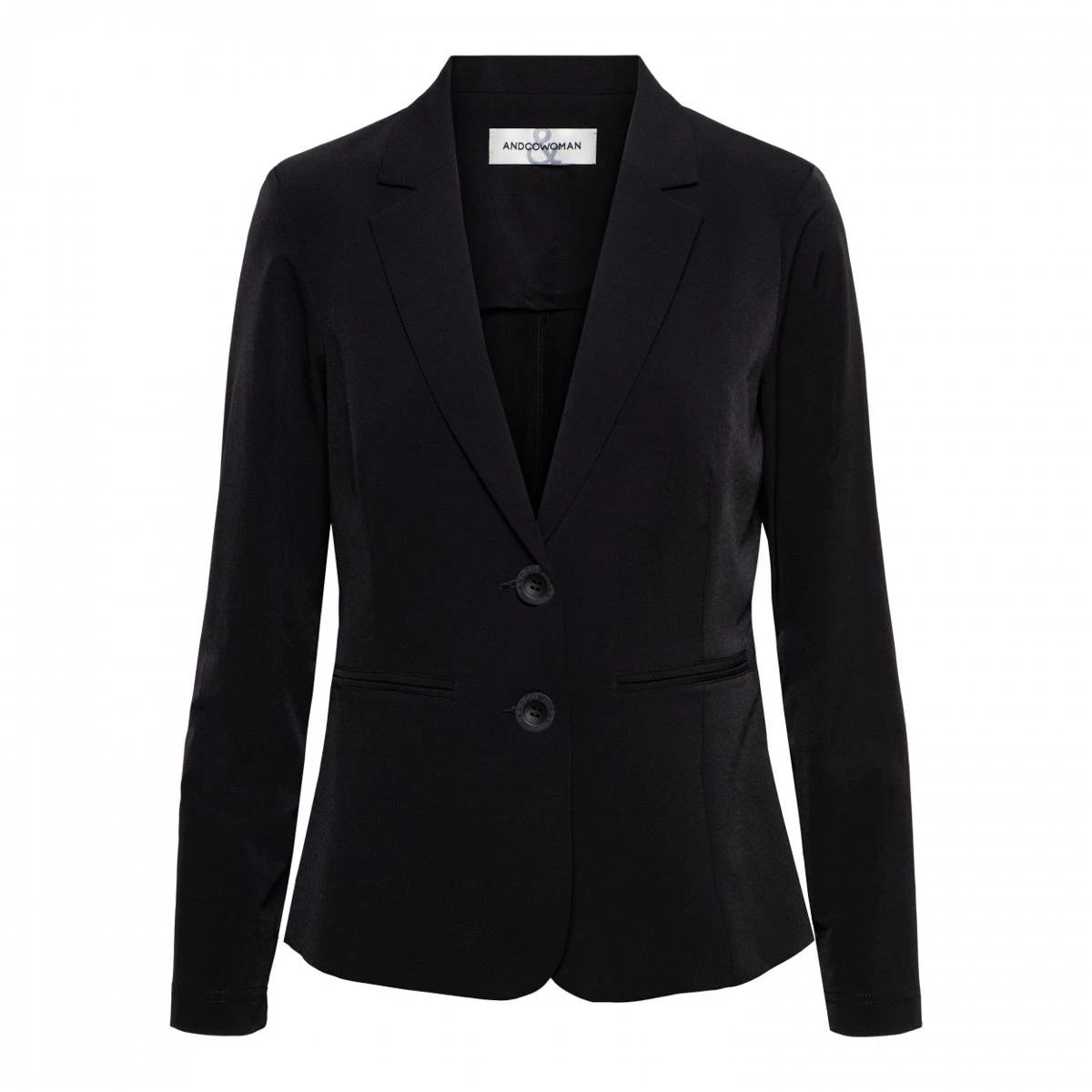 &Co Woman &Co Woman Blazer Phileine Travel Zwart 1