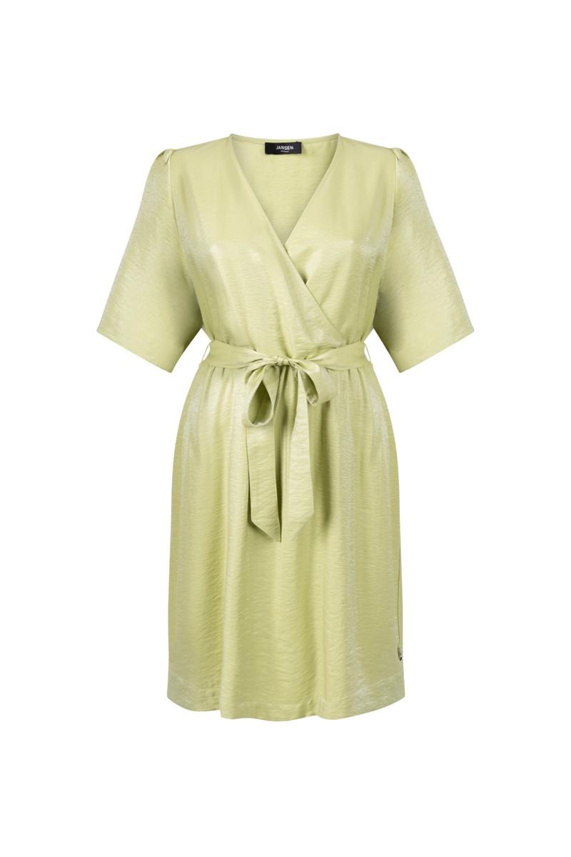 Jansen Amsterdam Jurk TATUM SS26.4 Groen 4