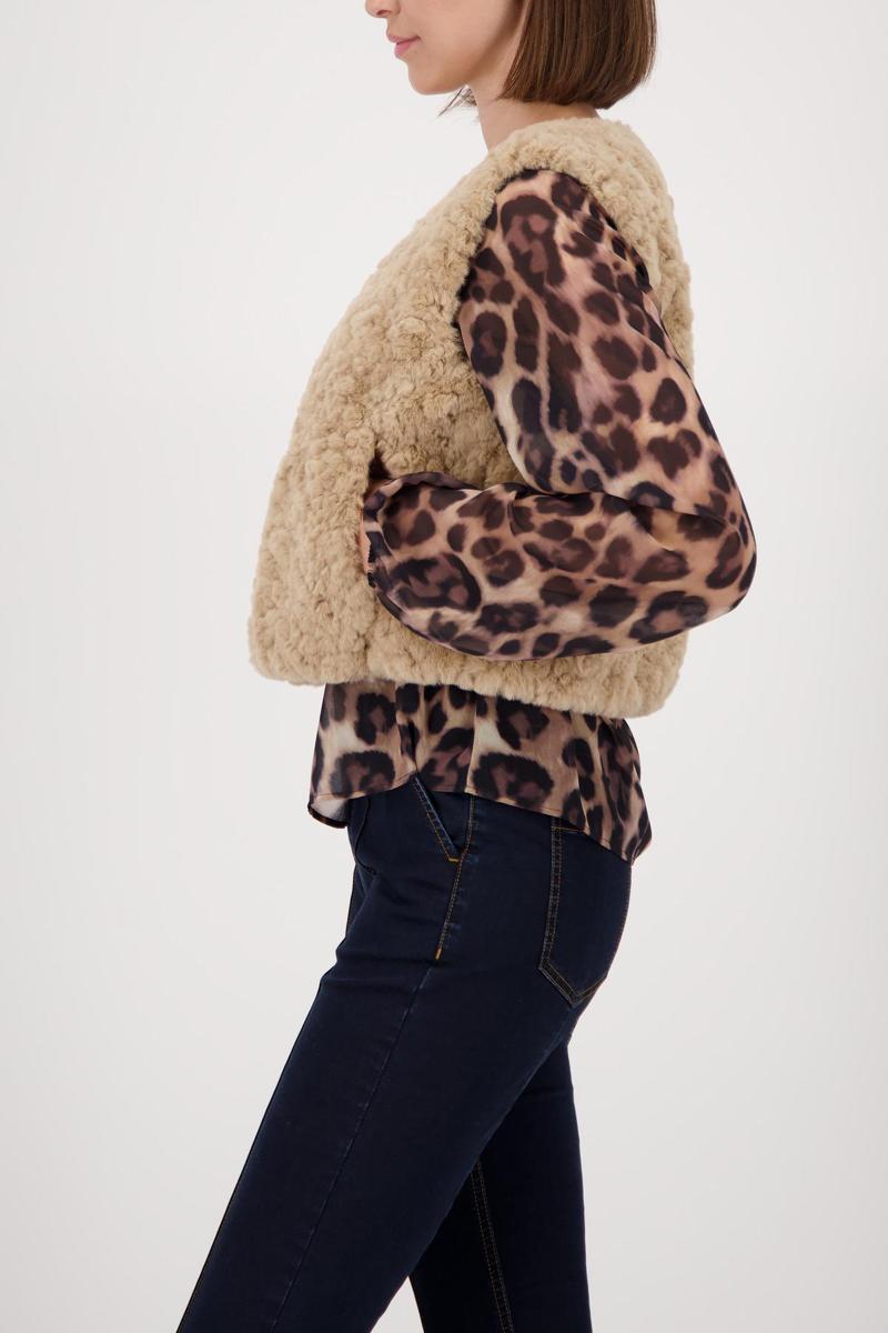 Monari Gilet 809163 Beige 4