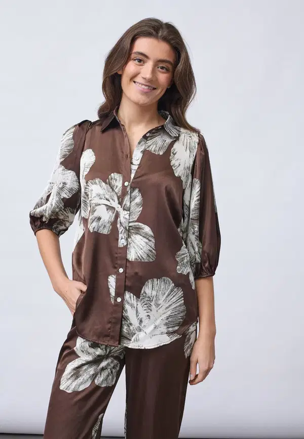 Sisters Point Blouse Ella-Sh77 Bruin 1
