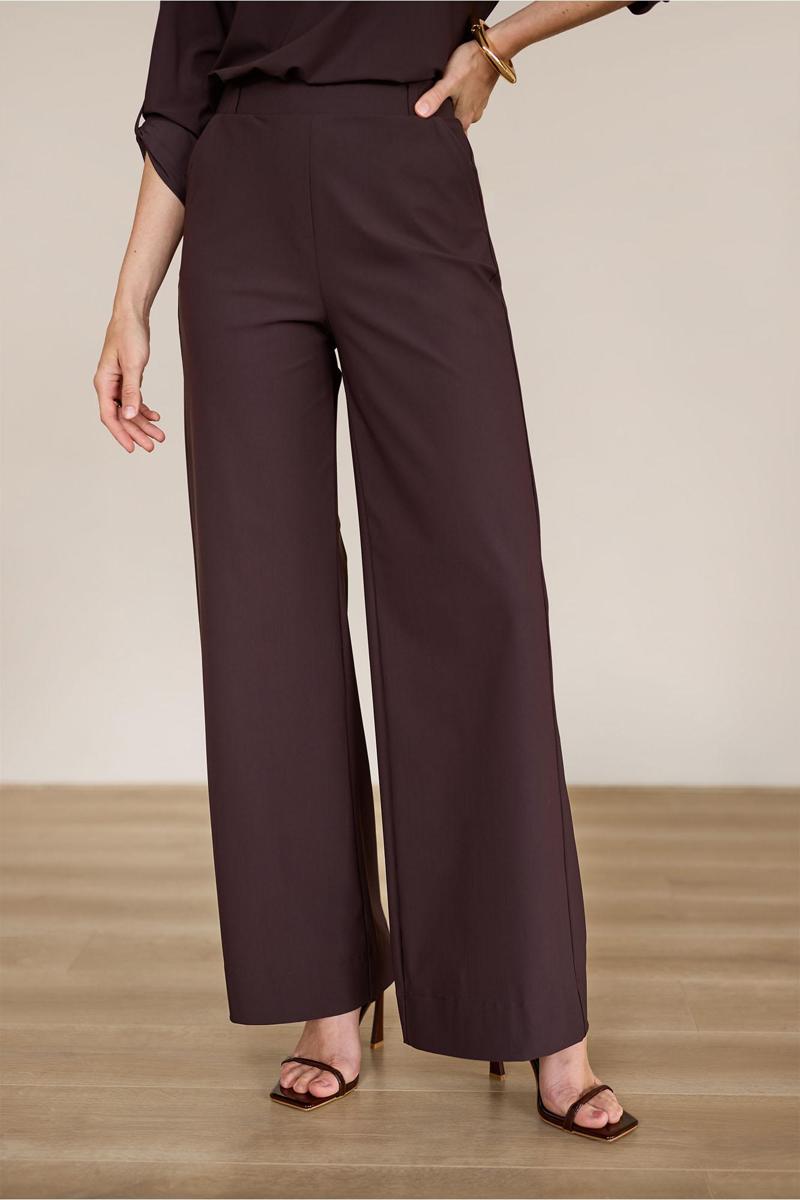 Studio Anneloes Pantalon Lexie LONG bonded Bruin 4