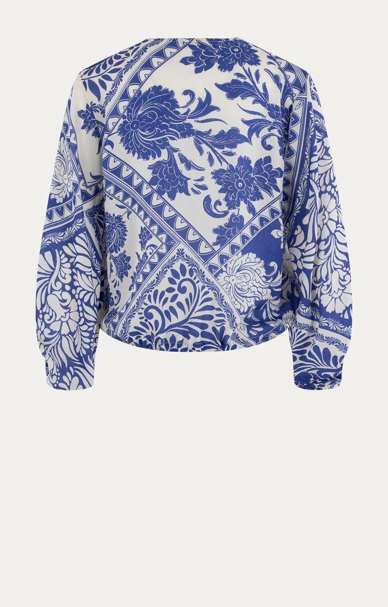 Anna Blouse 26a05-03629B Blauw 4