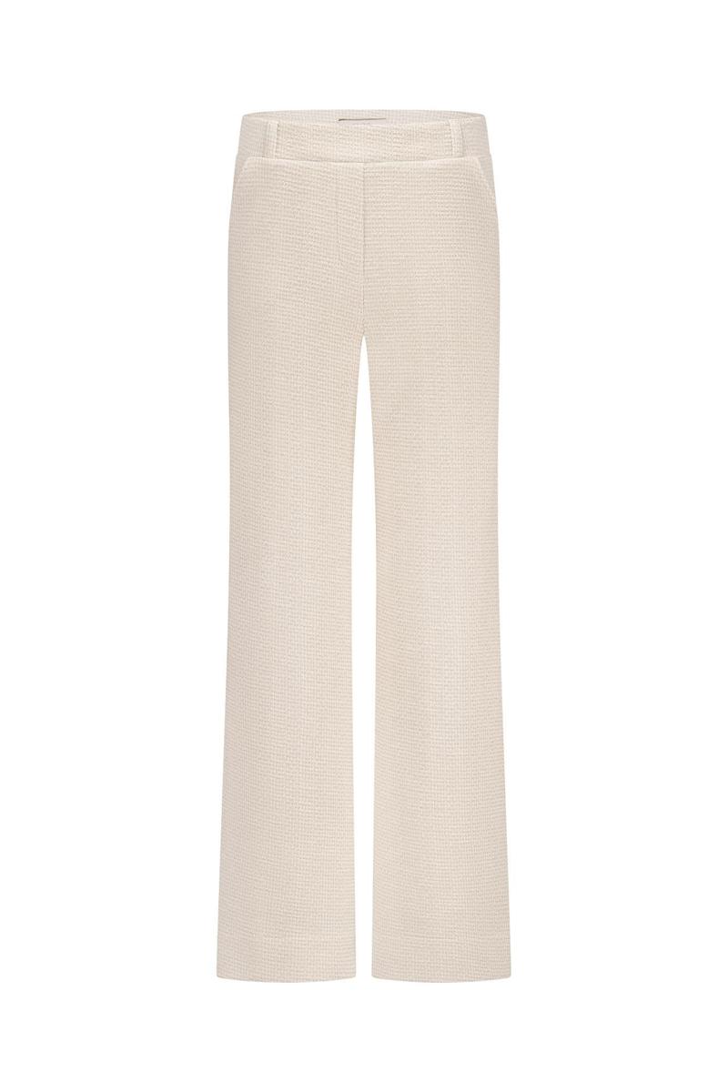 Studio Anneloes Pantalon Lexie Tweed Off-White 2