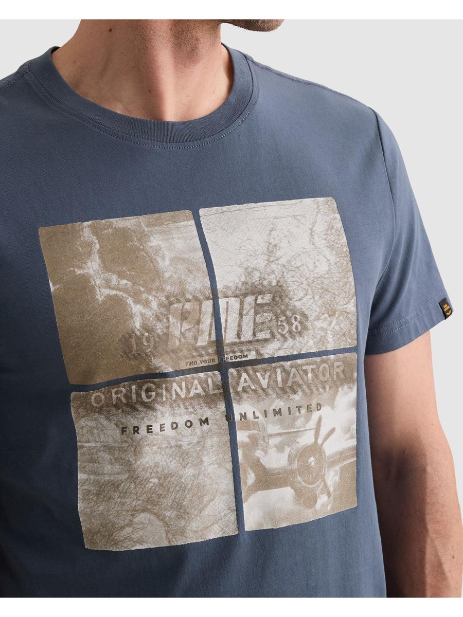 PME Legend T-Shirt PTSS2605572 Blauw 5