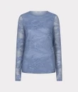 EsQualo Longsleeve W26.30724 Blauw 1