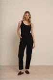 Studio Anneloes Pantalon Marlise barrel tr Zwart 3