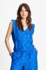 POM Amsterdam Gilet SP9540 Blauw 1
