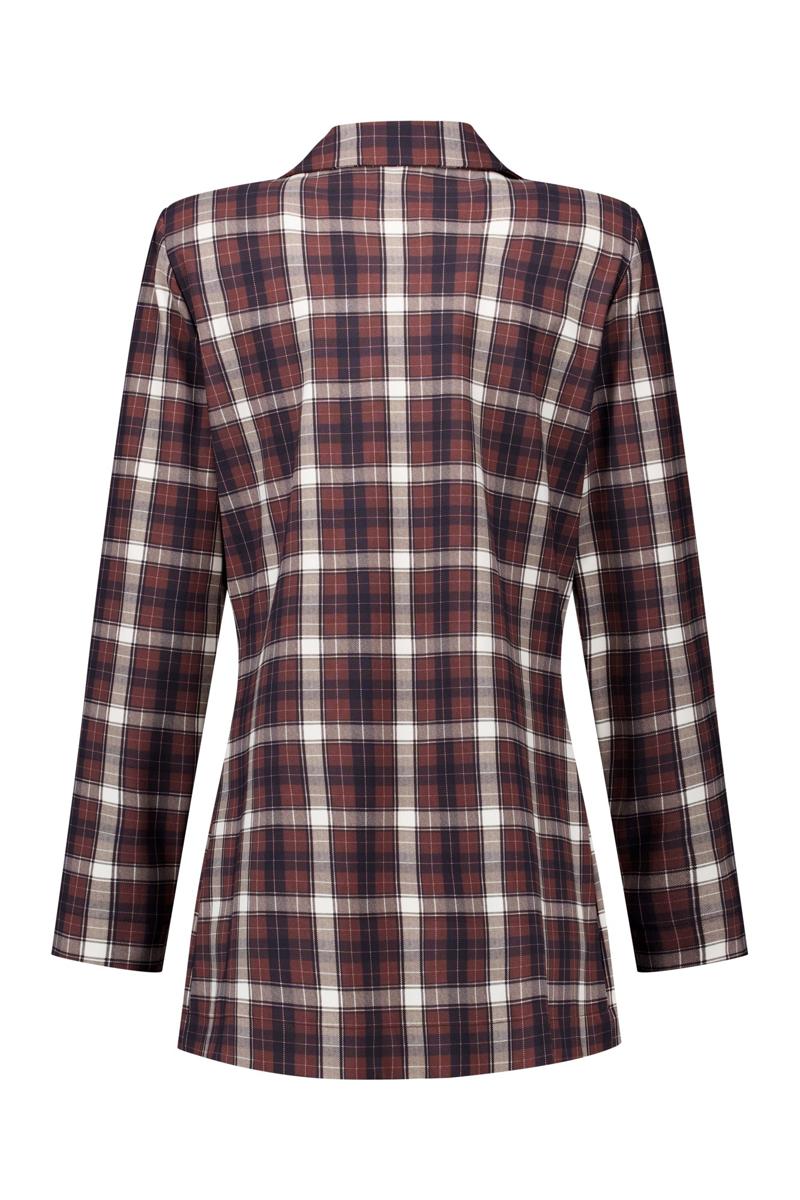Studio Anneloes Blazer Cinta check blaze Bruin 2