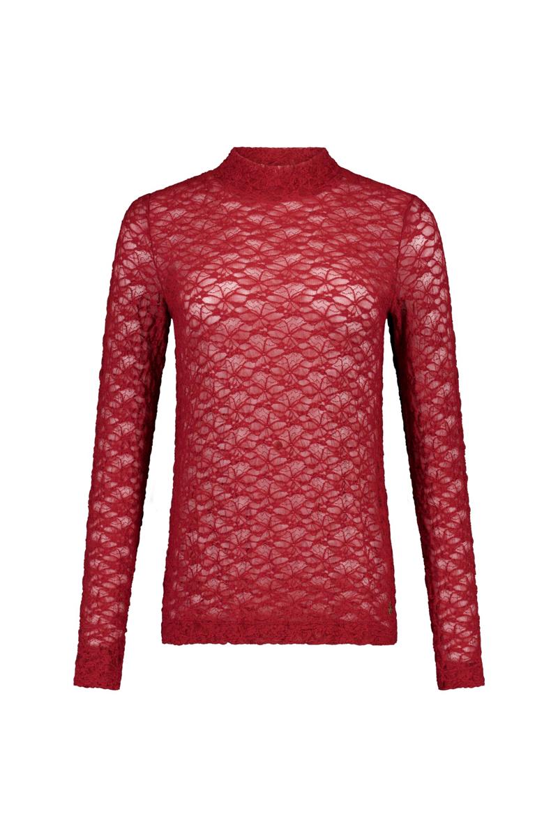 Studio Anneloes Longsleeve Reagan lace col t Rood 1
