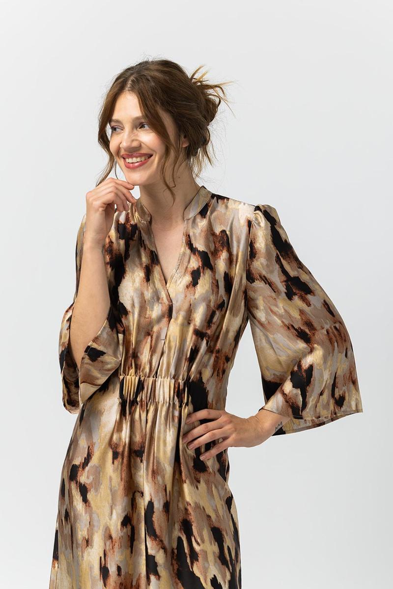 Label DOT Jurk 2523007 Groen 4