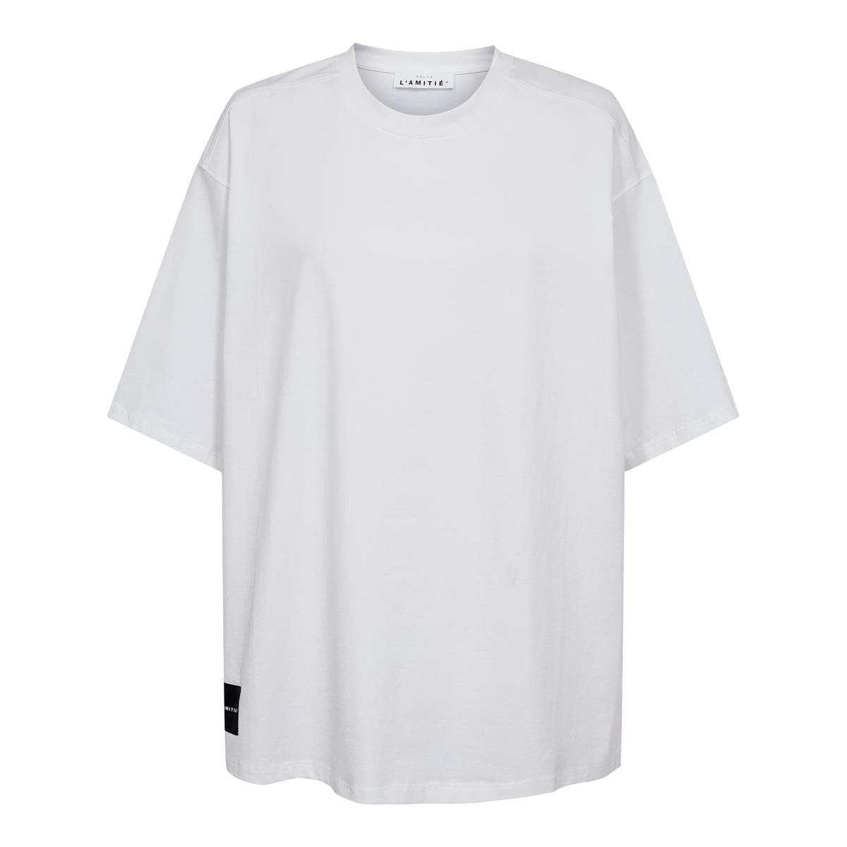 Haute L'Amitié T-Shirt Logo Wit 1