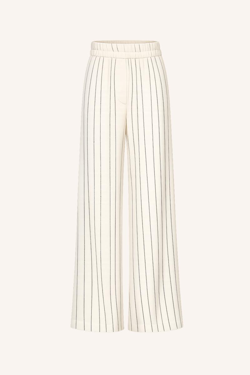 By-Bar Pantalon Benji Pinstripe P Zwart 4