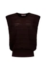 Studio Anneloes Top Leona Knitted Bruin 2
