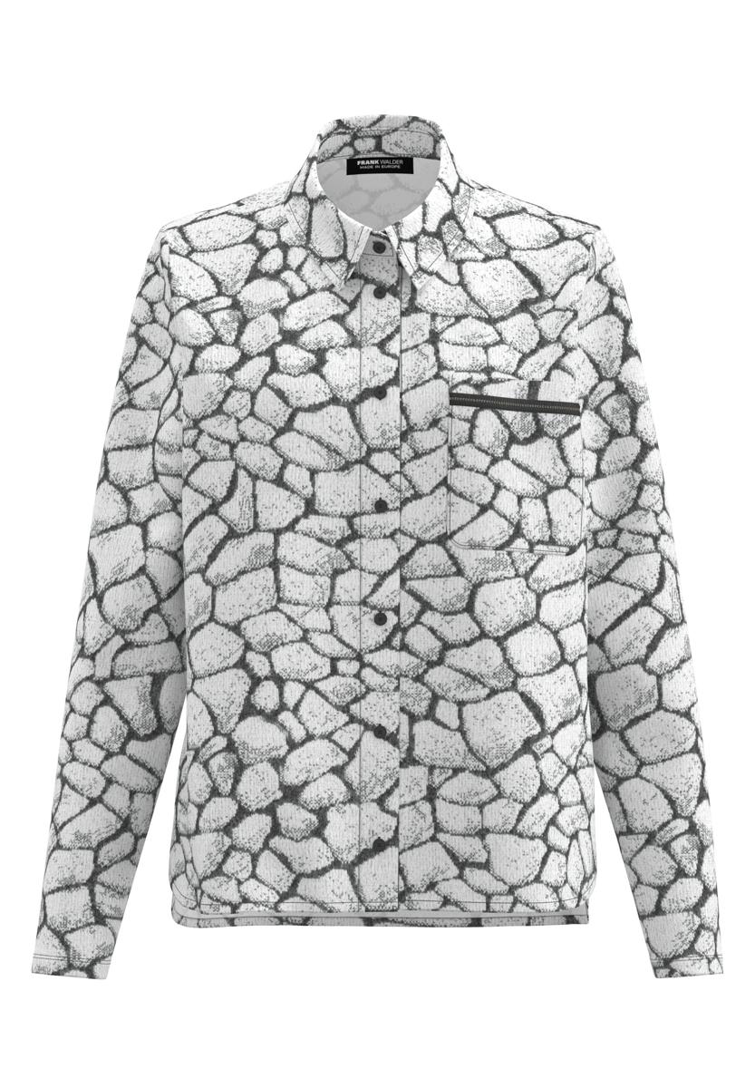 Frank Walder Blouse W51621101 Grijs 1