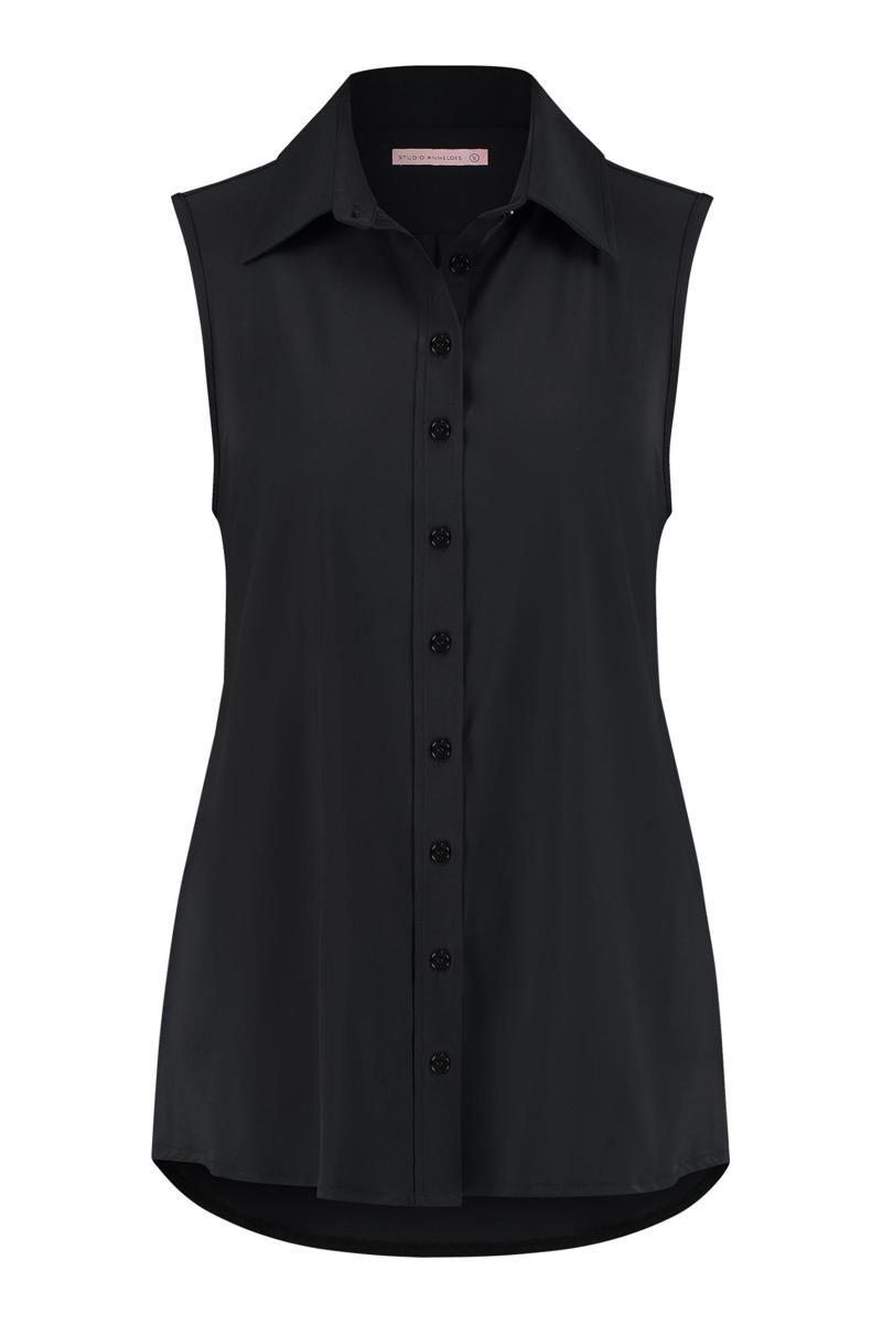 Studio Anneloes Top Bobby sls blouse Zwart 2