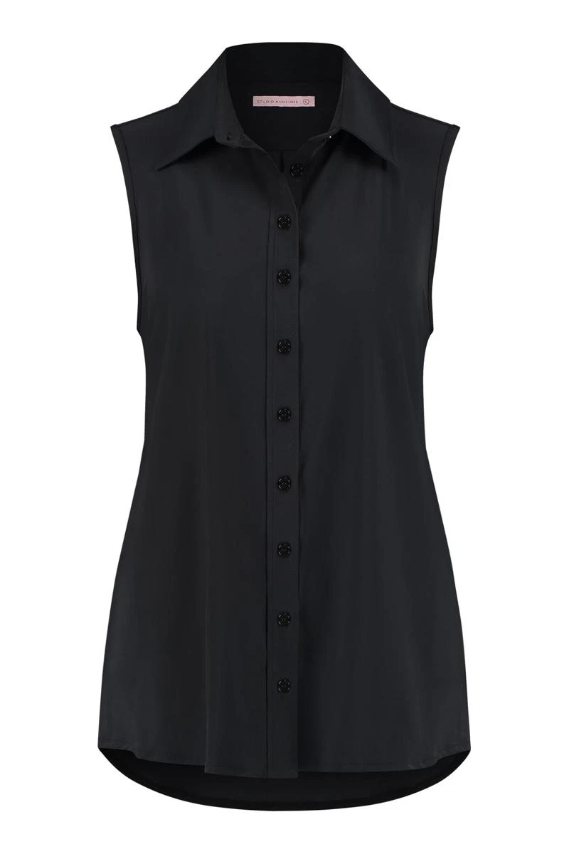 Studio Anneloes Top Bobby sls blouse Zwart 2